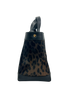 Bucket Animal Print, 295&euro;, Bolso, Marrón/Negro, Planta - Lino, Vista inferior